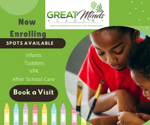 Check out Great Minds Academy for your childcare needs!